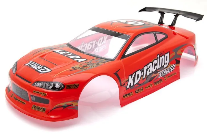 Корпус автомобиля YUKALA 1:10 R/C корпус из ПВХ Окрашенный для 1/10 радиоуправляемого