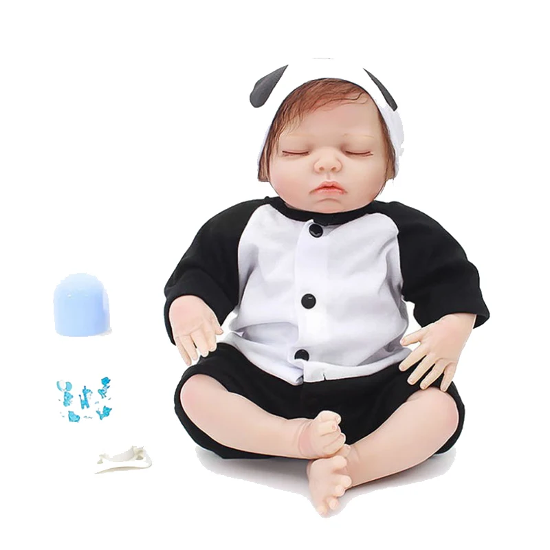 

Soft Silicone Doll 47cm BeBe Reborn Doll Realistic Cute Boys Girls Toys Simulation Dolls Christmas Gifts for Children