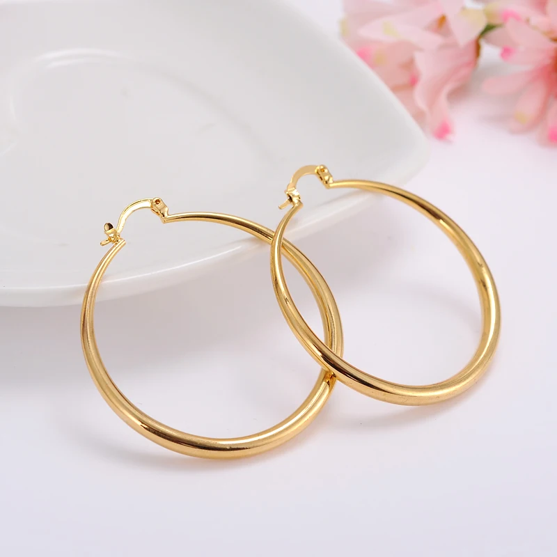

Bangrui African 2 size Earrings for Women Yellow Round Earrings Jewelry,Ethiopian/Arab/Brazilian/Africa/Middle East/Nigeria