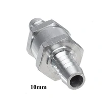 CNBTR 10 мм Автомобильный алюминий сплав дроссельной заслонки одинарная задвижка бензин, дизель топлива обратный клапан Калибр односторонний клапан