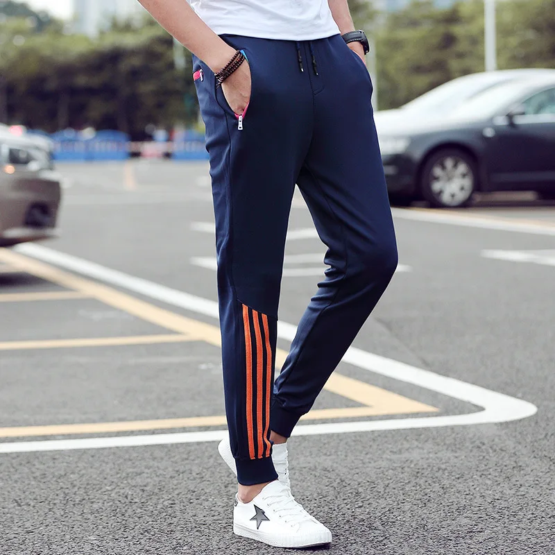Men's Cool Micro Elastic Casual Trousers-1