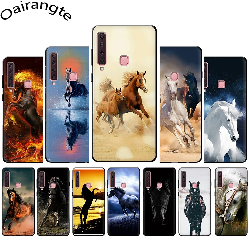 

Animal The Horse Soft Phone Cover Case For Samsung Galaxy A6 7 8 9 2018 A10 30 40 50 70 J6