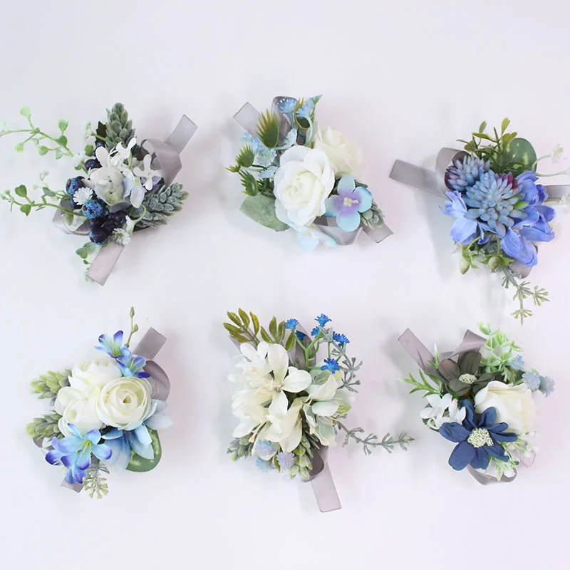 wedding Wrist Corsage Bracelet wrist flower  (43)