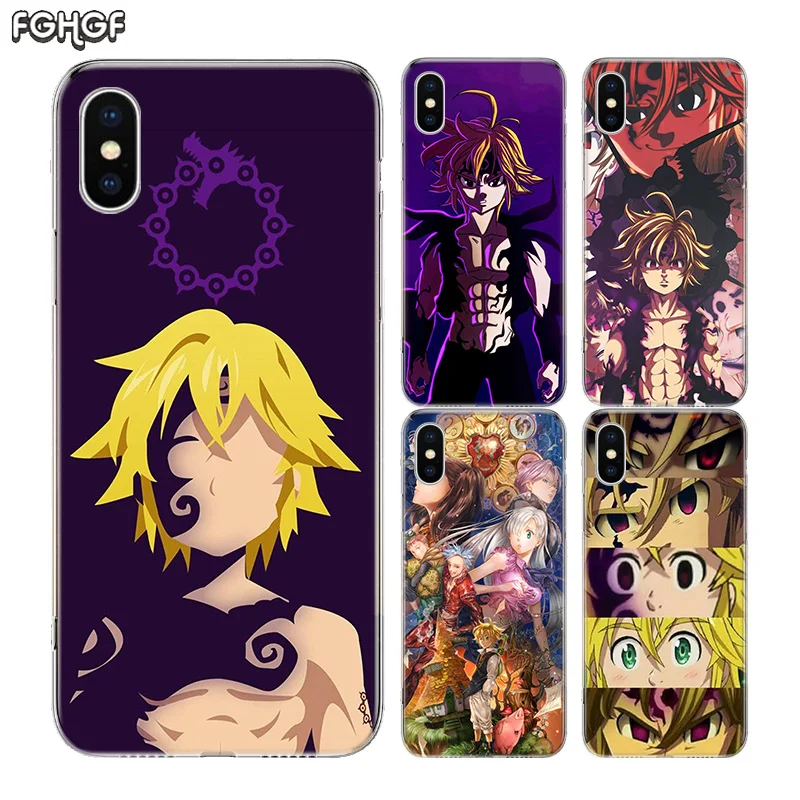 Seven Deadly Sin Fundas силиконовый чехол для телефона Apple iPhone 6 6S 7 8 Plus + X 10 Ten XS MAX XR 5 5S SE Heart Cover