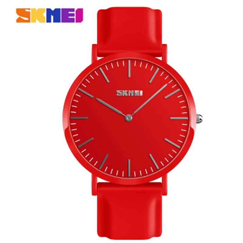 Cena SKMEI zegarki damskie moda zegarek kwarcowy mężczyźni zegarek dla par zegarek sportowy Casual czas wodoodporny zegarek na rękę kobiety Top Reloj mujer 9179
