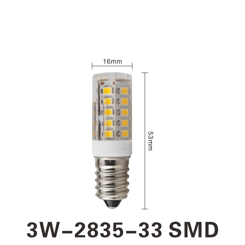 E14 Светодиодный светильник лампа керамическая светодиодная 220 в 230 В 3 Вт 4 Вт 5 Вт 7 Вт 2835 SMD светодиодный светильник-кукуруза угол 360 градусов светодиодный прожектор - Испускаемый цвет: 3W