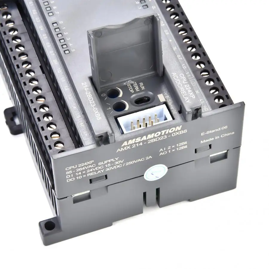 PLC программируемый контроллер 220V PLC S7-200 CPU224XP релейный выход программируемый логический контроллер регулятор скорости двигателя