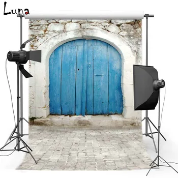 

MEHOFOTO Wood Door Vinyl Photography Background For Wedding Brick Ground New Fabric Polyester Background For Photo Studio F2545
