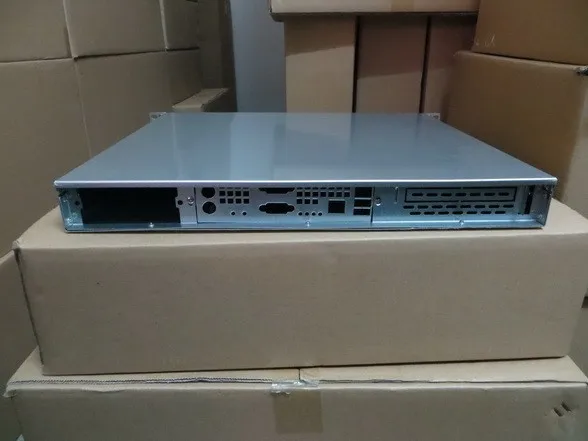 Корпус сервера 1U380 мм rackmount IPC промышленный сетевой брандмауэр чехол для компьютера