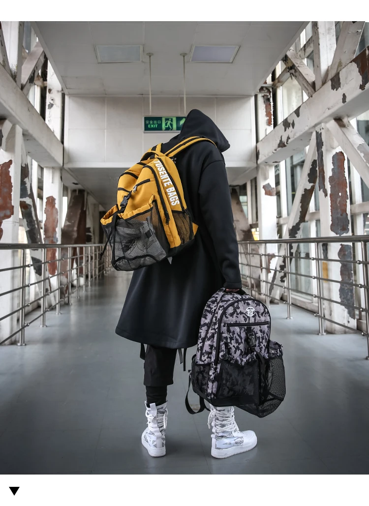 Рюкзак мужской персональный мешок большой емкости высокий школьный Баскетбол футбольная сетка сумка тренировочная сумка модный рюкзак