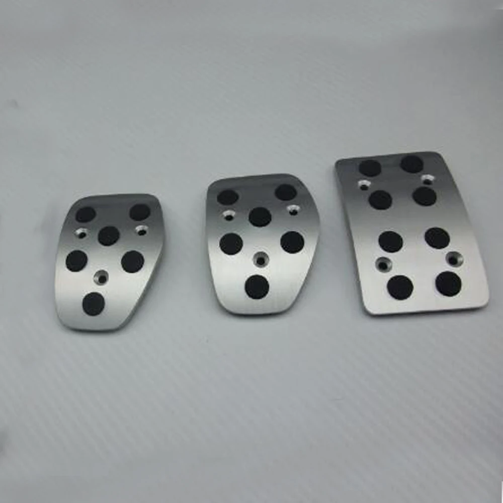 Fuel Brake Footrest Pedal AT/MT stainless steel for Peugeot 508 2012-Citroen C5 car accessories car pedals stainless steel pedal cover
