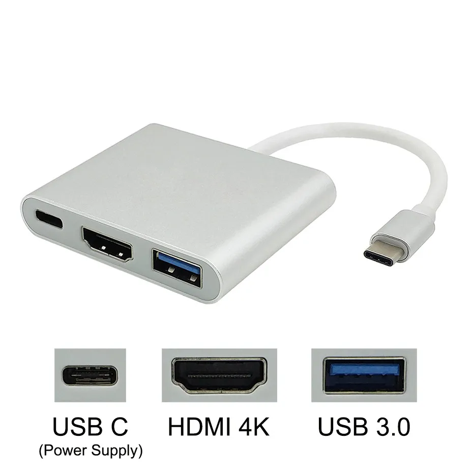 

USB C HDMI Adapter USB Type C to HDMI Cable USB C Jack HDMI 4K USB-C Thunderbolt 3 Hub for Apple MacBook Air Pro Samsung Huawei