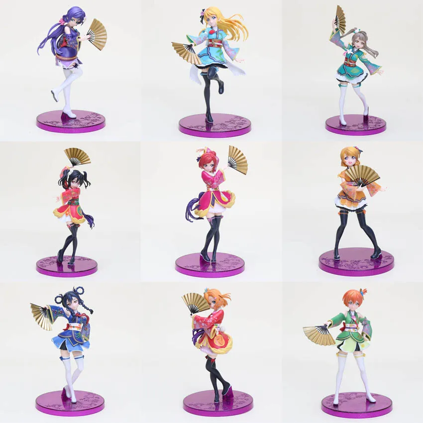 

Japanese Anime Love Live Figure School Idol Project PVC Action Figures Toys Honoka Kousaka Project Action Figure Toy