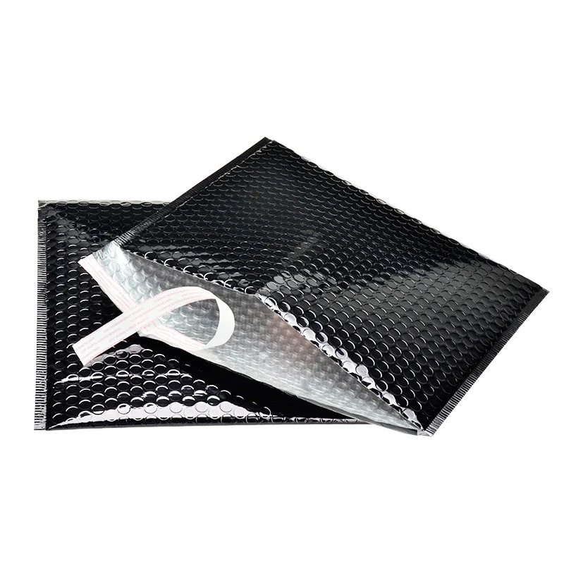 Bubble Aluminum foil Bright black anti-static Matte Mailer bag Packaging waterproof Anti-fall electronic product book clothing