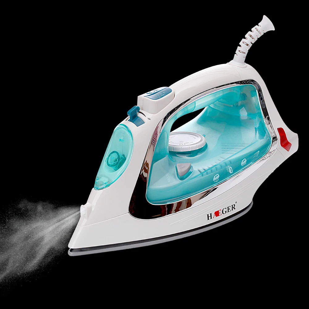 2400W Electric Steam Iron For Clothes laundry home appliances Adjustable Ceramic soleplate iron for ironing