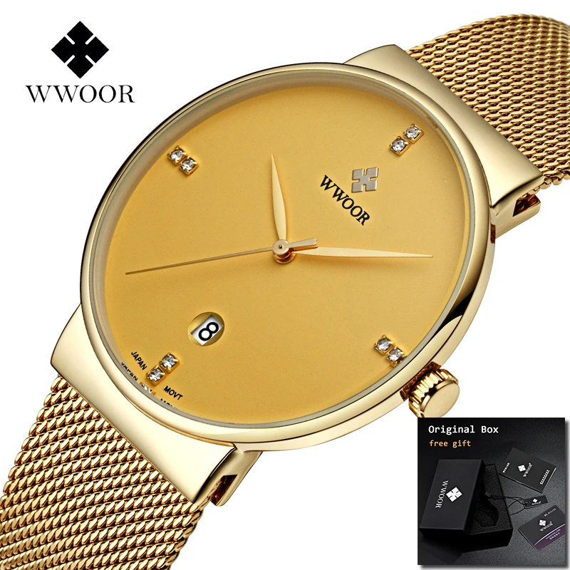 Золотые мужские часы Топ бренд класса люкс наручные часы из нержавеющей стали золотые наручные часы с бриллиантами для мужчин reloj hombre