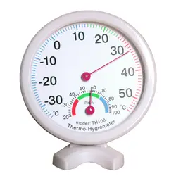 Мини-круглые часы-образный Крытый Открытый гигрометр Влажность термометр температура метр Датчик