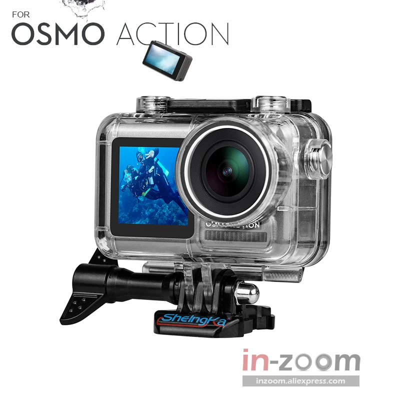 OSMO действие корпус воды дайвинг 40 м рамка чехол для DJI Osmo Действие камеры держатель адаптер Аксессуары