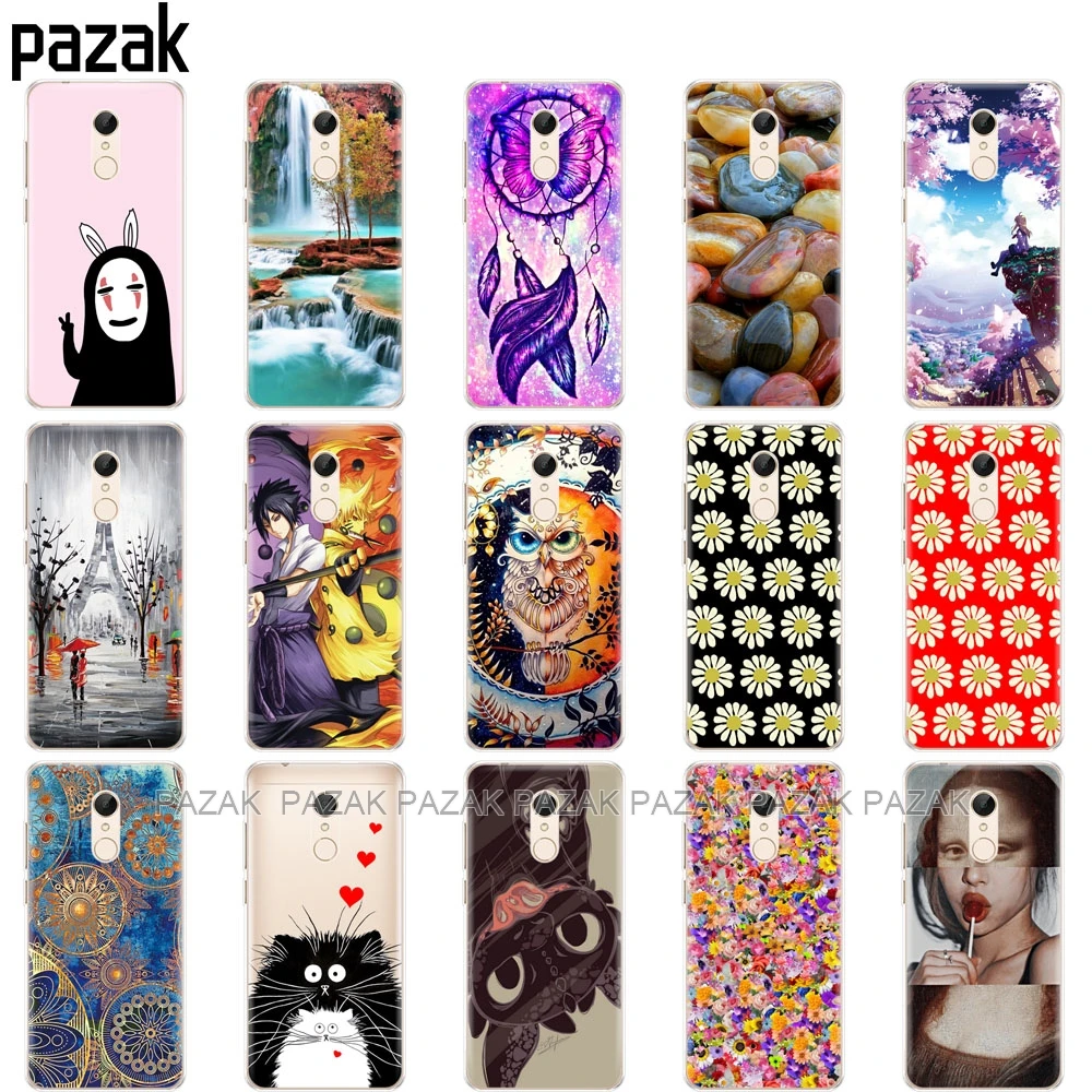 Silicone phone Case For Xiaomi Redmi 5 5.7 inch Xiaomi Redmi 5 Plus 5.99 Inch Case for hongmi Redmi 5 / 5plus soft TPU