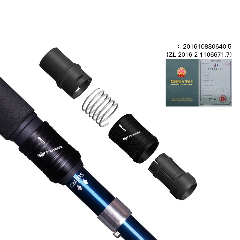 Sección 5 plegable de la luz Ultra-bastón senderismo nórdico Alpenstocks de aluminio carbono tungsteno senderismo palos ajustable polo Sección 5 plegable de la luz Ultra-bastón senderismo nórdico Alpenstocks de aluminio carbono tungsteno senderismo palos ajustable polo