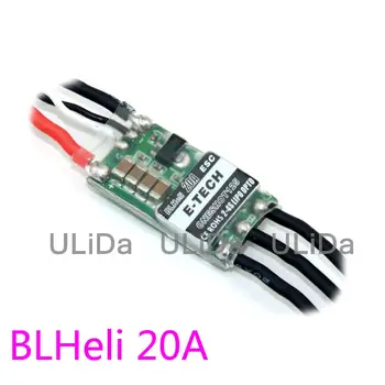 

E-TECH BLHeli program OPTO 20A ESC High Performance Efficient Support OneShot125