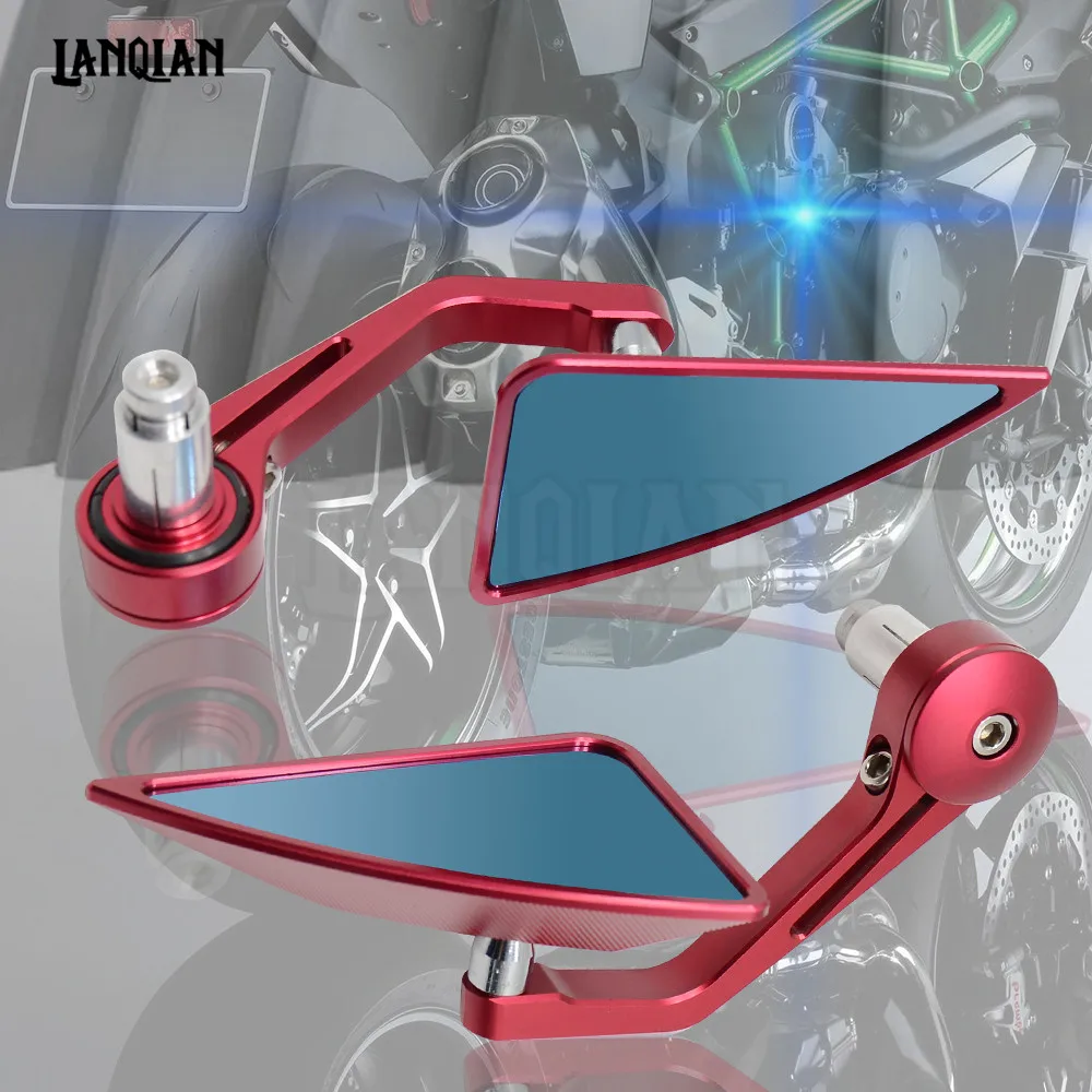 7/8" Accessories Motorcycle Rearview Mirror Round Handle Bar End Mirror Rear Side Mirro for