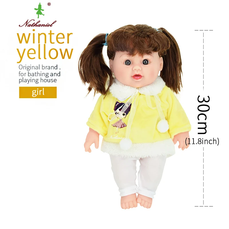 Африканские черные 12 дюймовые куклы для девочек reborn baby boneca corpo inteiro de silicone reborn baby doll реалистичные дети - Цвет: 21