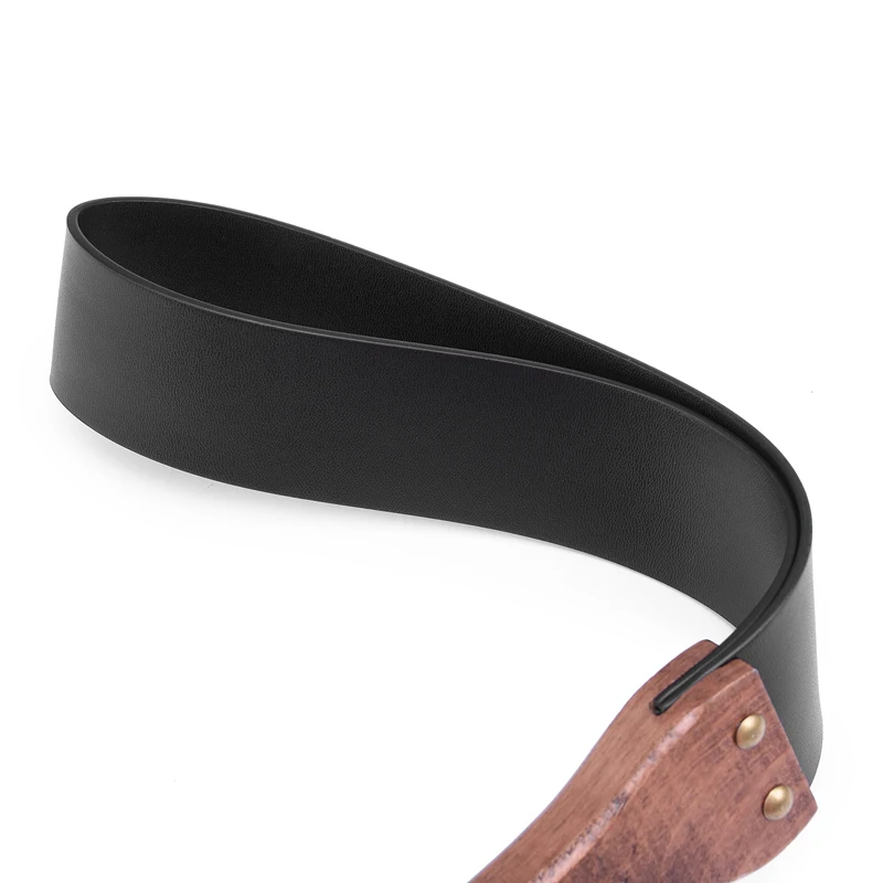 Buy Flogger Bdsm Leather Whip Wooden Handle Fetish Lash For Sex Toys for Woman Adult Games Spanking Bondage Restraints Whips