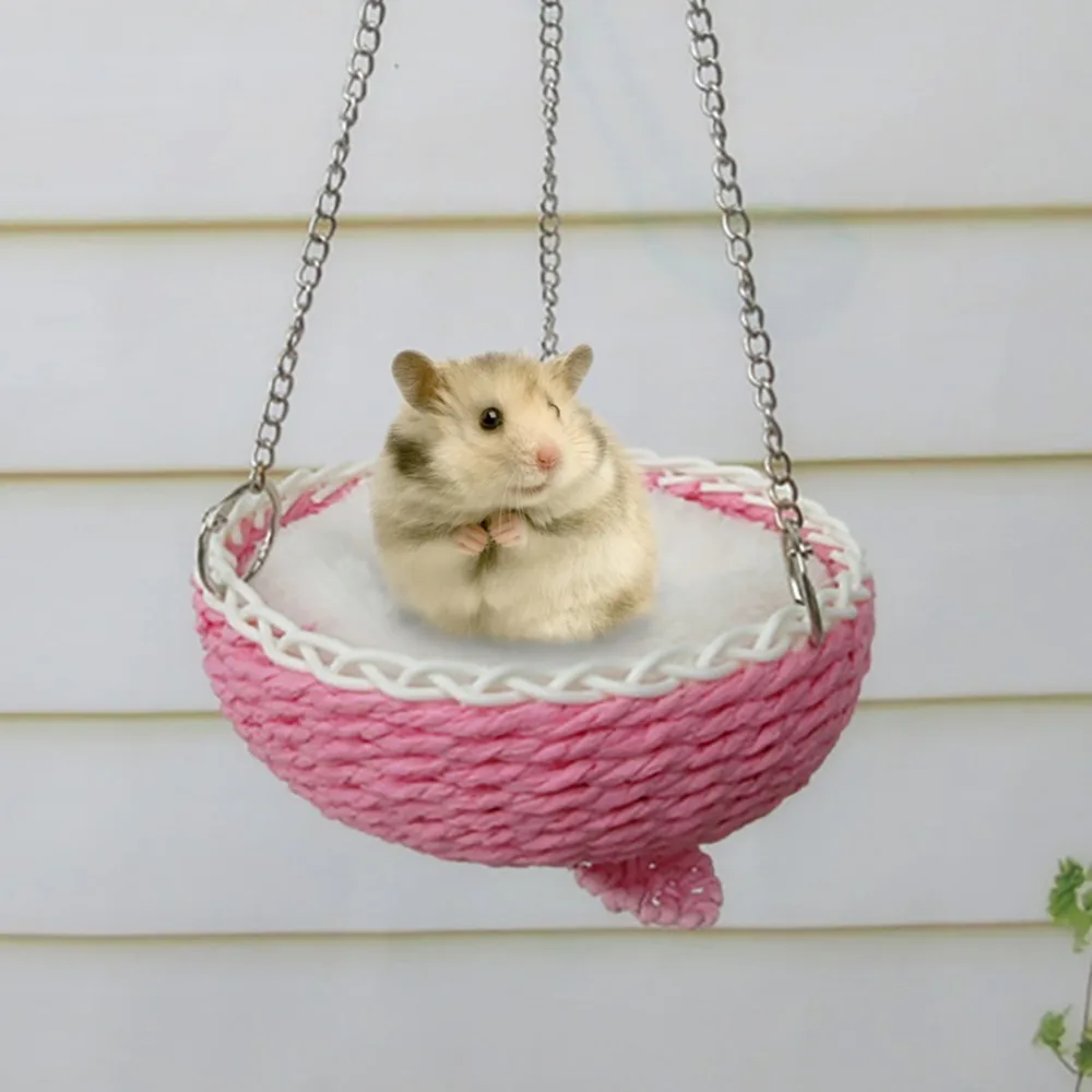 Buy Small pet Swing Hamster Hanging Round Branch
