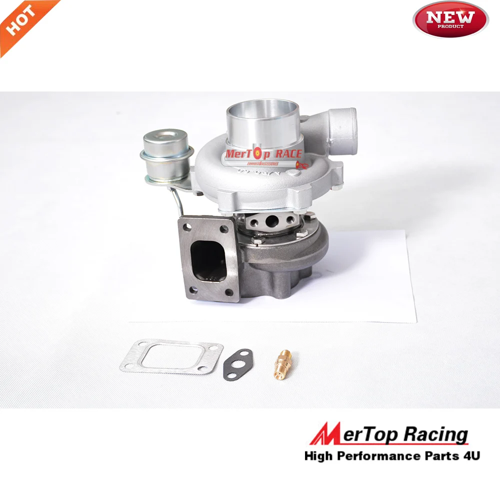 

MERTOP Turbocharger T25 GT25 GT28 GT2871 GTX2871R Billet Wheel Dual Ceramic Ball Bearing Turbo