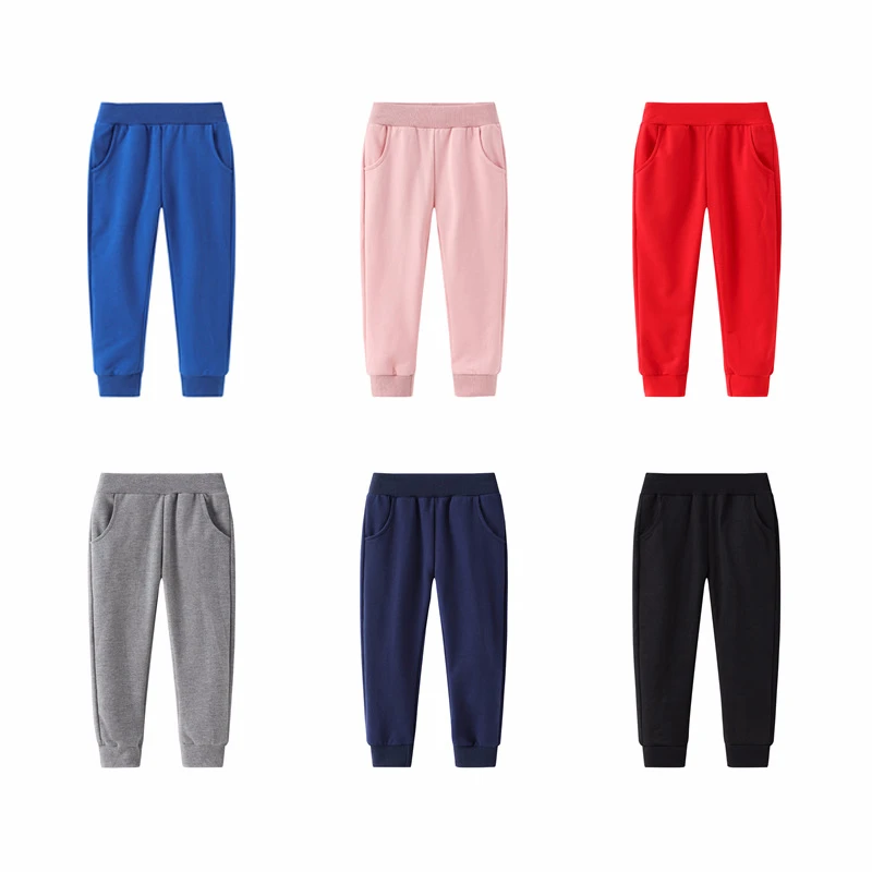 

LILIGIRL Kids Sport Leggings Solid Color Baby Girls and Boys Elastic Waist Pant for Children Clothes Casual Trousers