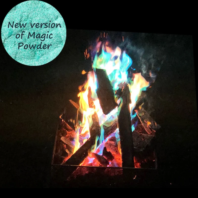 10~50bags NEW Mystical Fire Magic Tricks Coloured Flames Bonfire Sachets Patio Color Toy Professional Magicians Pyrotechnics 10~50bags NEW Mystical Fire Magic Tricks Coloured Flames Bonfire Sachets Patio Color Toy Professional Magicians Pyrotechnics