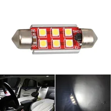 12V 24V гирлянда 31 мм 36 мм/39 мм/41 мм 3030 светодиодный автомобиль купольный светильник C3W C5W C10W авто Интерьер лампа для чтения с номерным знаком лампы с can-bus