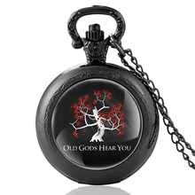 Винтаж часы Цепочки и ожерелья стимпанк Скелет механический кармашек для часов Часы кулон с ручной намоткой Для мужчин Для женщин цепи подарок
