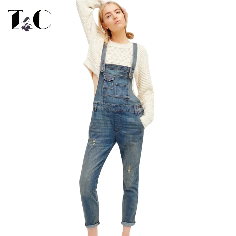Aliexpress.com : Buy TC Women Jeans Jumpsuit Autumn Casual