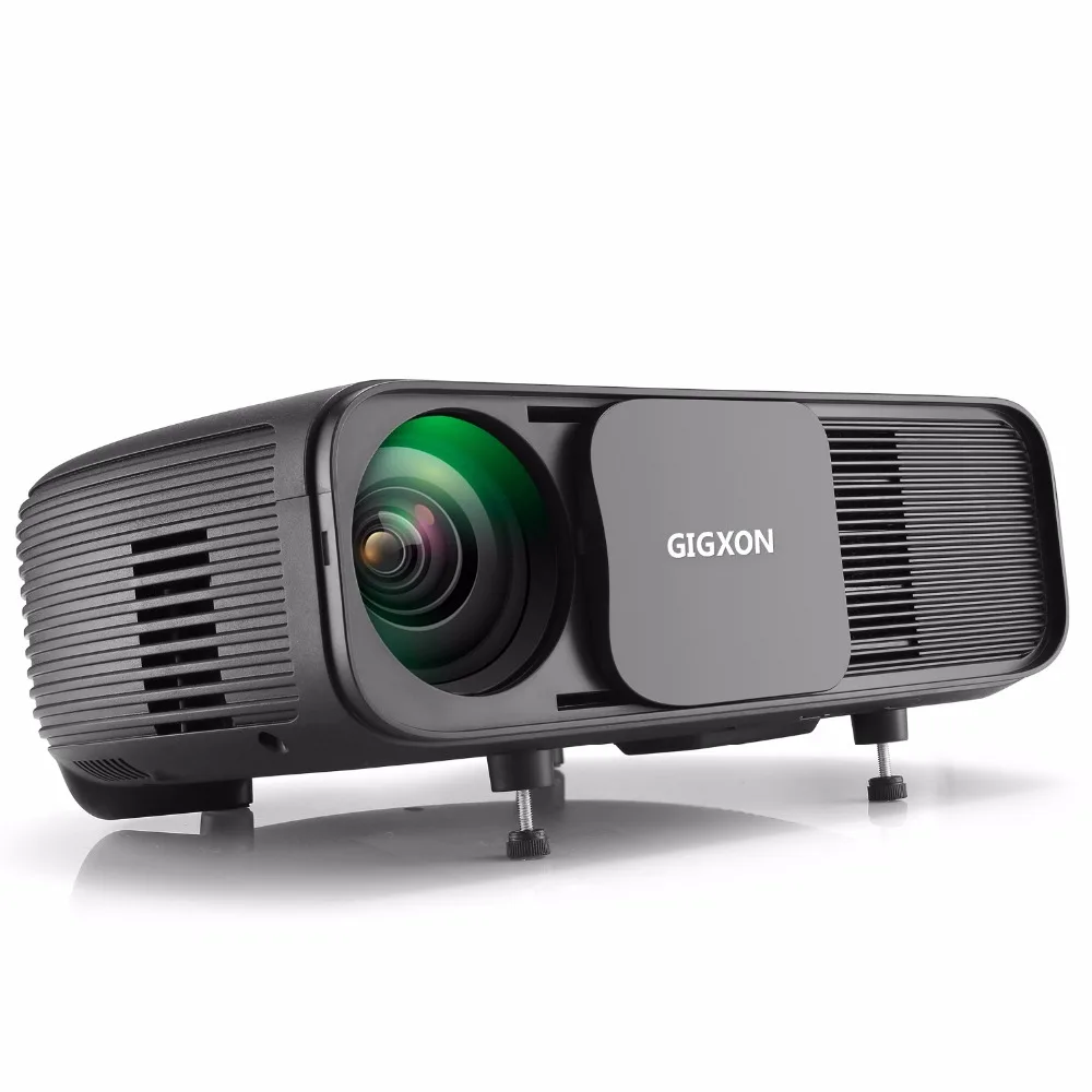 Gigxon G760 1080P HD супер проектор 5 м 3200 люменов 2000:1 светодиодный USB/SD карты/VGA/AV/наушники для использования дома, офиса, класса