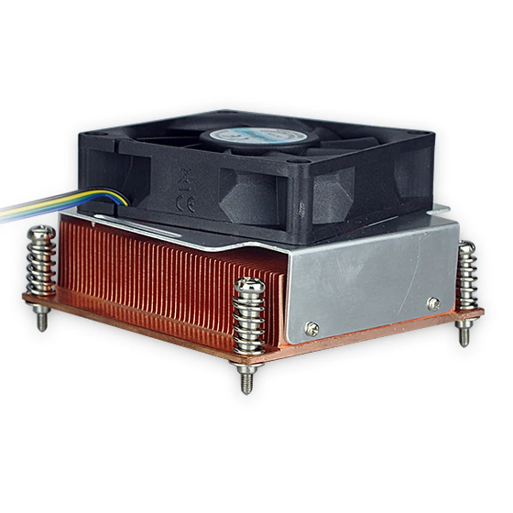 2U server CPU cooler radiator Copper skiving fin