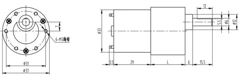 JGB37-3530-Technical-Drawing
