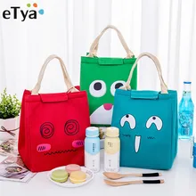 Мультяшная изолированная сумка-холодильник для ланча, сумка для пикника, коробка для хранения, женская детская школьная коробка, Офисная сумка-холодильник для пикника, Термосумка на молнии
