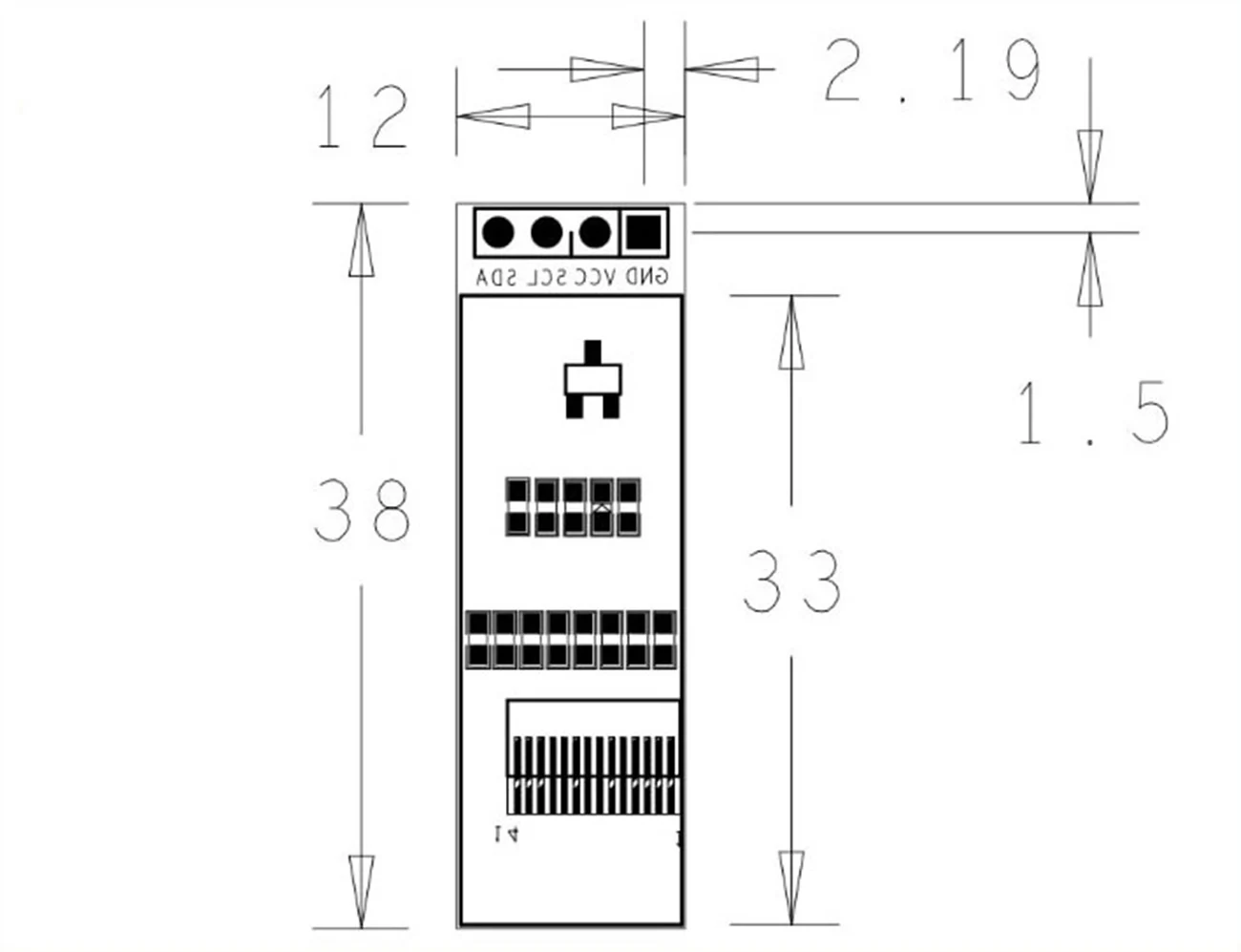 0,91 дюймов 128x32 IEC IIC Серийный белый синий OLED жидкокристаллический дисплей модуль 0,9" 12832 SSD1306 ЖК-экран для Arduino