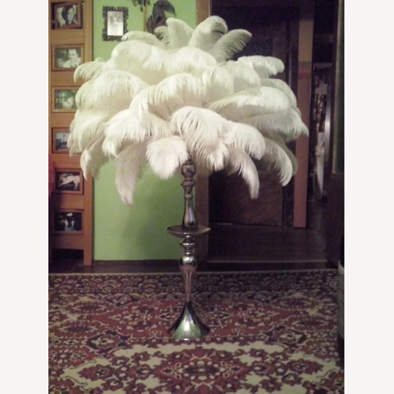 

Wholesale natural Hard rod 20pcs/lot White Ostrich Feathers 30-35cm / 12"-14" Wedding Birthday Christmas Decorations