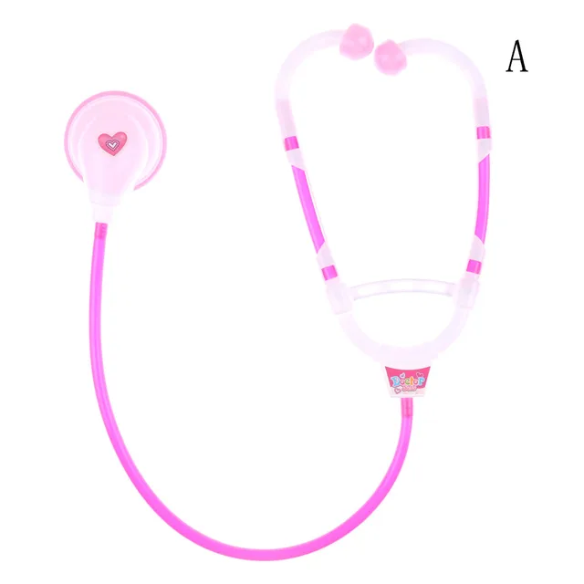 1 Set Children's DIY Science Popularization Stethoscope With Glass Toy Play House Simulation Stethoscopes Be A Doctor Toys 5