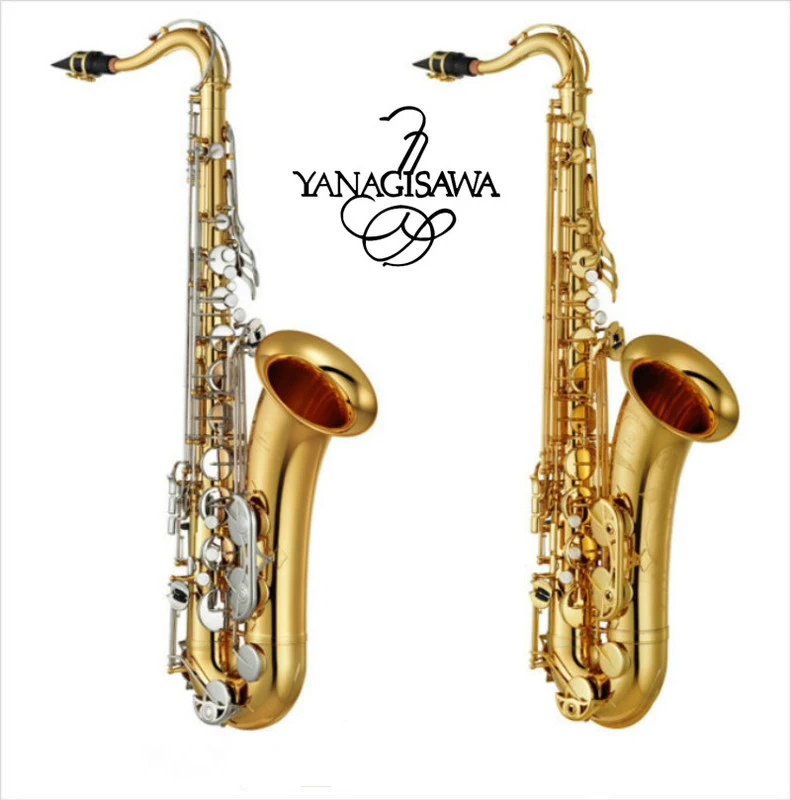 Japan Brand Original Saxophone T 992 T WO20 Bb Silver gold Key Tenor Sax Professional musical