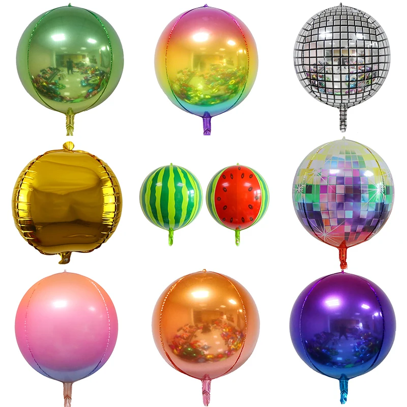 

Gradient Color 22inch 4D Balloon Birthday Wedding Party Decoration Balloon Photo Props Baby Shower Kids Toys Gift