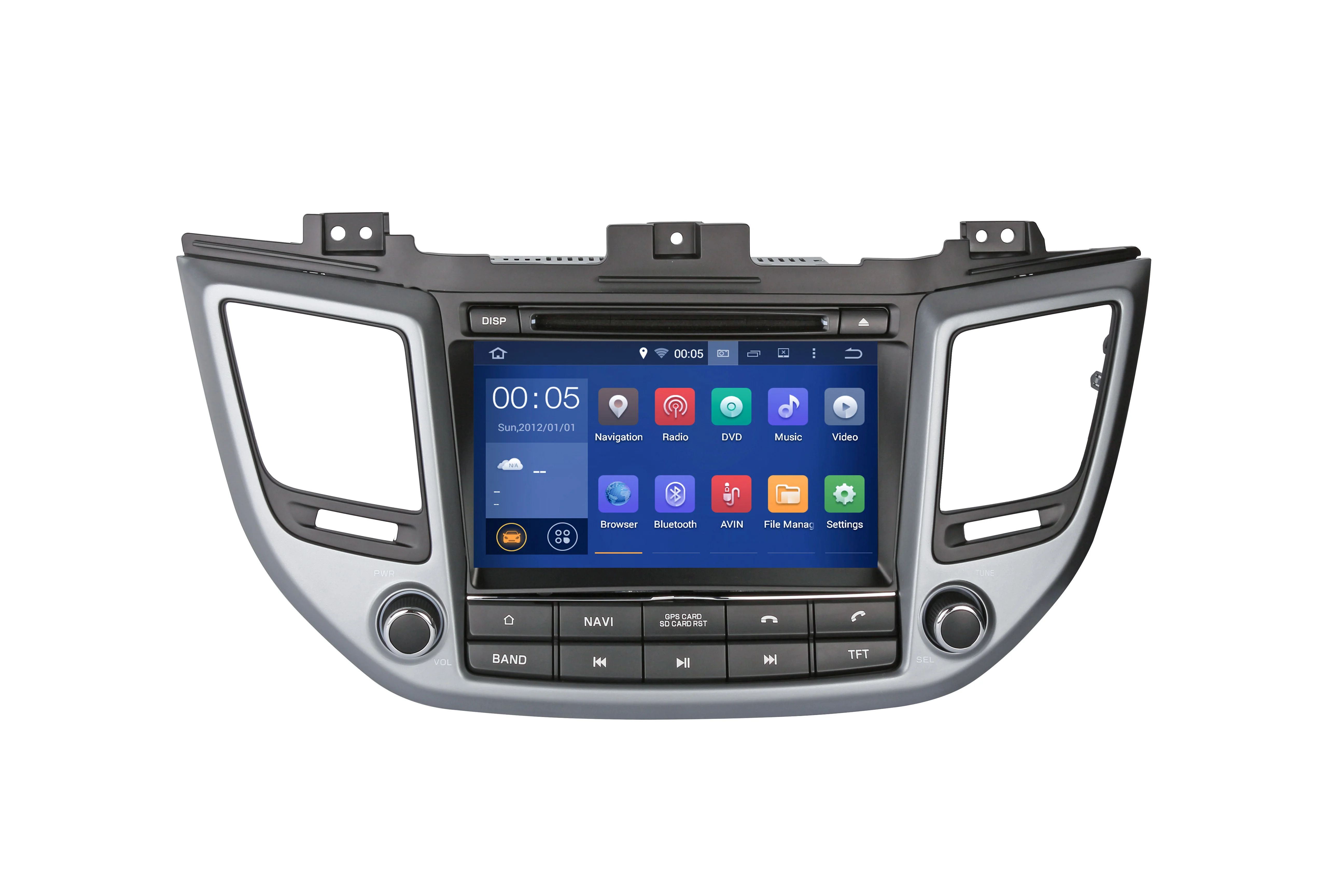 Android 10 4 + 32 Восьмиядерный автомобильный DVD плеер GPS навигация Мультимедиа для Hyundai