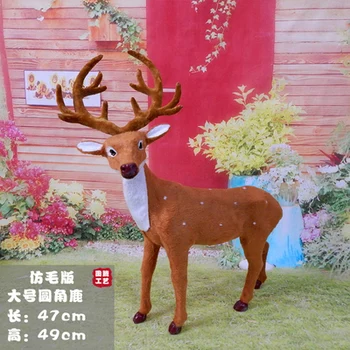 

Deer model deer Tabletop window car ornament flush animal specimen lying statues sculpture Home wedding decoration dies