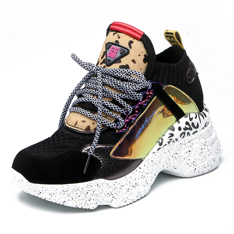 Горячая Распродажа, вязаный+ PU спортивная обувь для женщин Лето г. конского волоса украшения кроссовки женщин Повседневное папа Женская Zapatos De Mujer - Цвет: Gold
