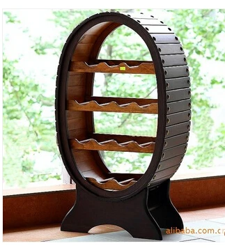 Wine red wine reveals ark.. Solid wood elliptical wine. Red wine. Tea table