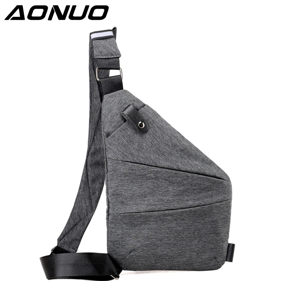 

Brand Men Travel Business Fino Bag Burglarproof Shoulder Bag Holster Anti Theft Security Strap Digital Storage Chest Bags