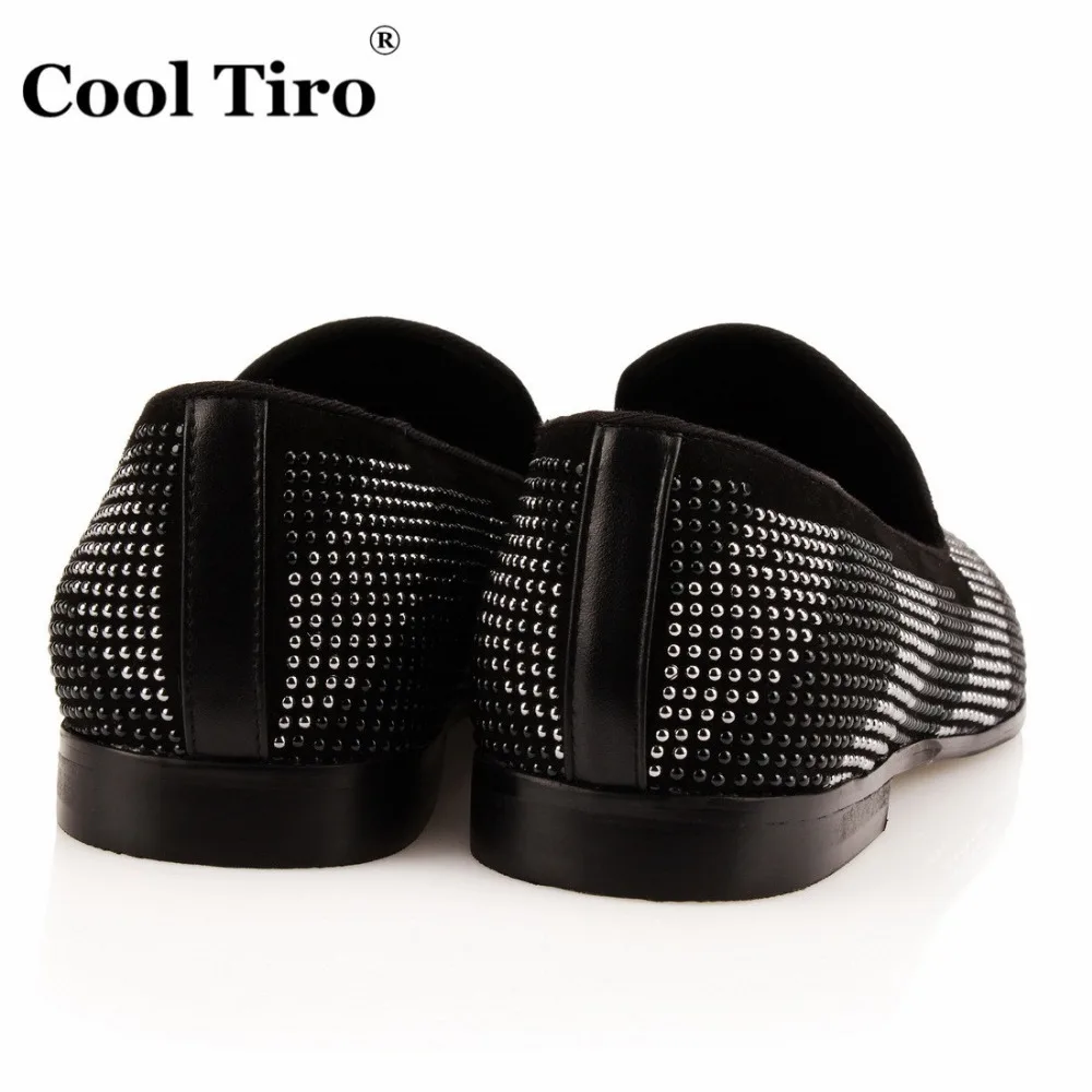 Rhinestone Loafers Men Flats strass Slippers (10)
